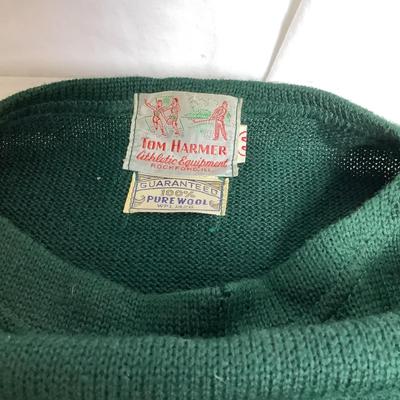 842 Vintage Varsity Letter Sweater Tom Harmer