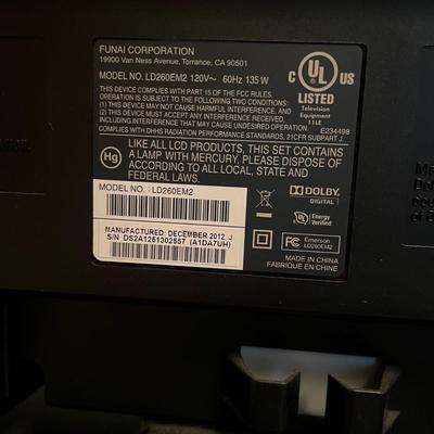 Emerson 26â€ TV with Built In DVD Player (BR1-MG)