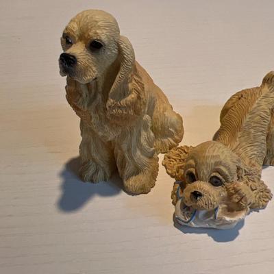 Cocker Spaniel statues