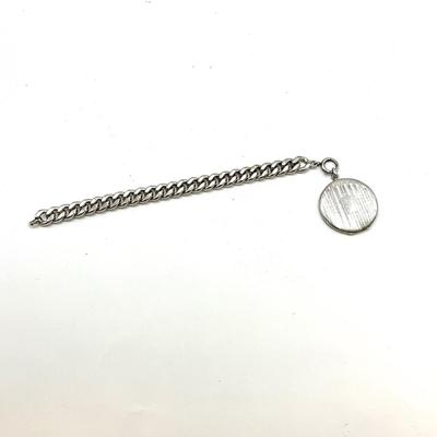 810 Sterling Silver LInk Bracelet with Locket