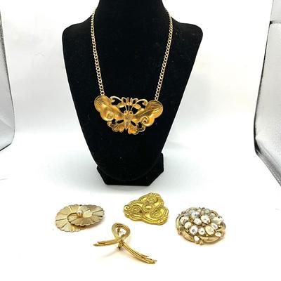 816 Vintage Costume Necklace by Alva Museum Replica, & MMA