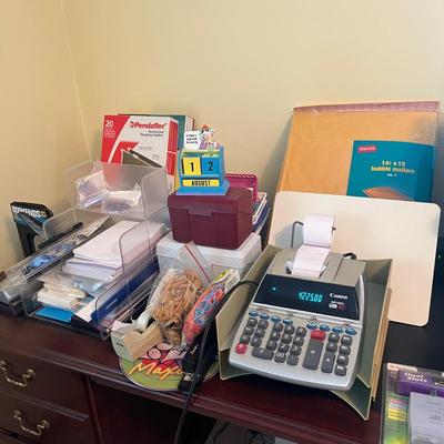 Office Essentials: Canon Printing Calculator, Classic Cut Guillotine, Three-Hole Punch, & More (O-MG)