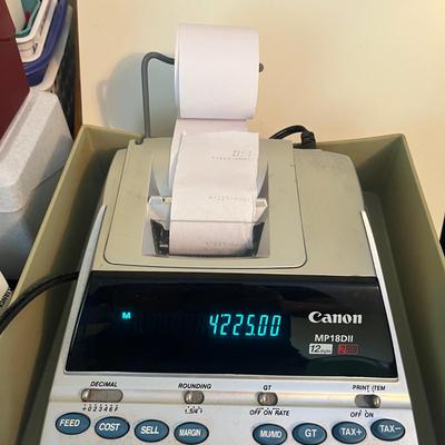 Office Essentials: Canon Printing Calculator, Classic Cut Guillotine, Three-Hole Punch, & More (O-MG)