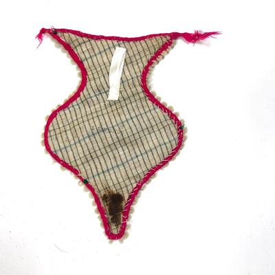 819 Vintage Portuguese Folk Art Embroidered Dress for Young Girl