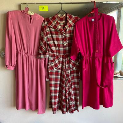 3 Vintage dresses