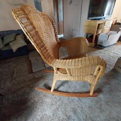 WICKER ROCKING CHAIR