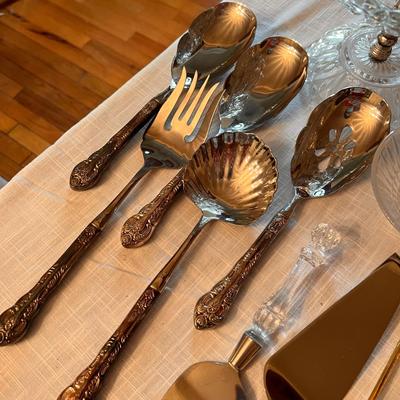 Lot of Formal Serving-ware - Fostoria, Lead Crystal, Silver Plate