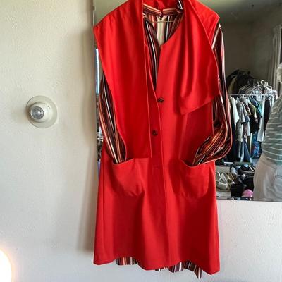 Funky 70s 2 piece dress!