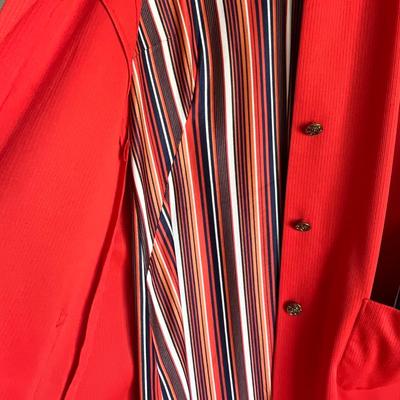 Funky 70s 2 piece dress!