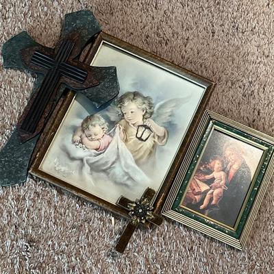 Christian Catholic cross Angel