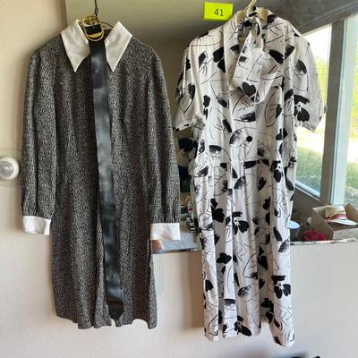 2 Black & White Dresses