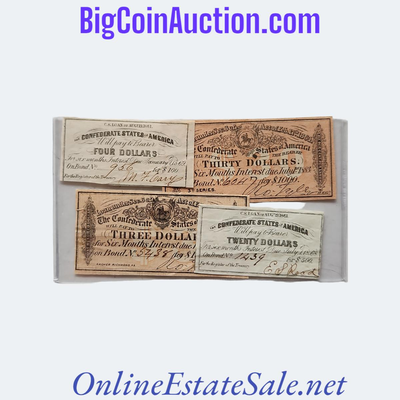 CONFEDERATE STATES OF AMERICA FRACTIONAL CURRENCY