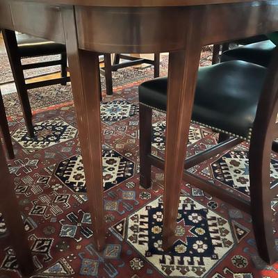 DINING TABLE--RECTANGULAR WITH ROUNDED CORNERS