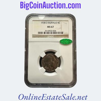 1938 D Buffalo Nickel 5C