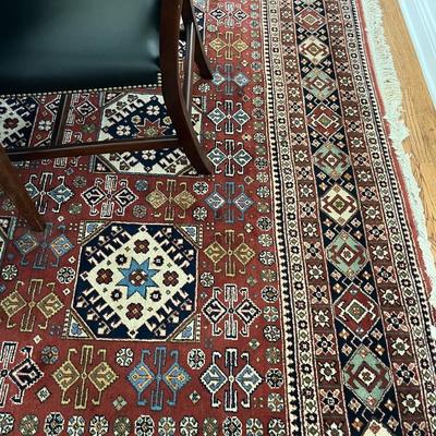 9 X 13 PERSIAN RUG, VINTAGE, SIGNED