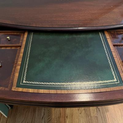 BOMBE CHEST, SECRETARY DESK, MAHOGANY, BY WHITE