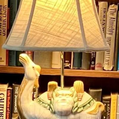 Ceramic Camel Lamp