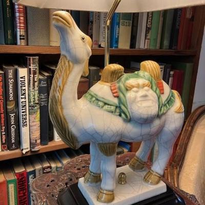 Ceramic Camel Lamp
