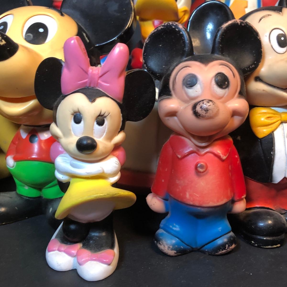Vintage Mickey & Minnie Figurines Walt Disney Productions 