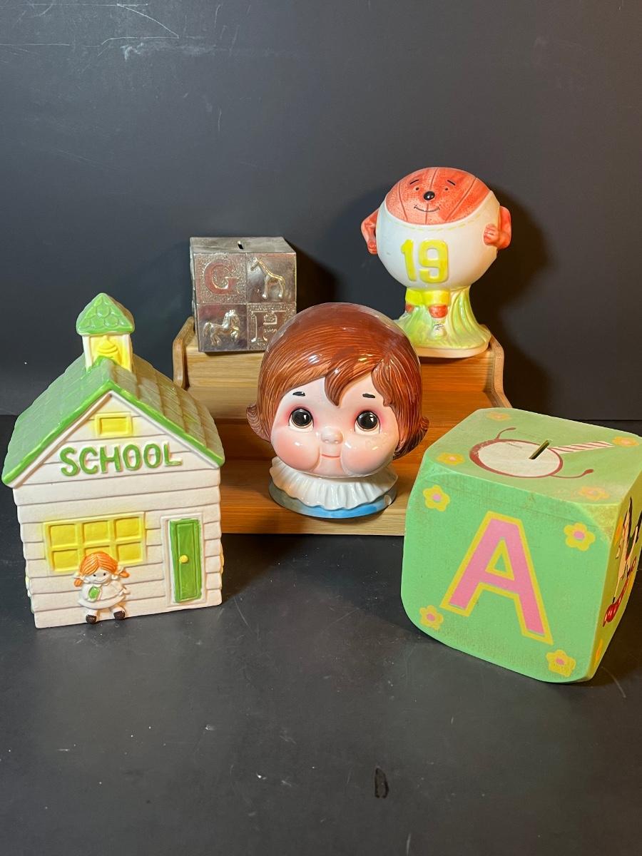 LOT 277S Collection of Vintage Banks