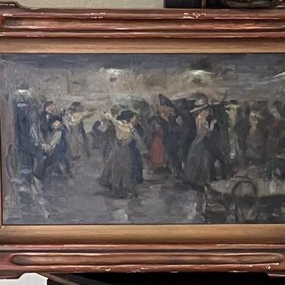 Original Oil Painting By French Artist Alice Dannenberg