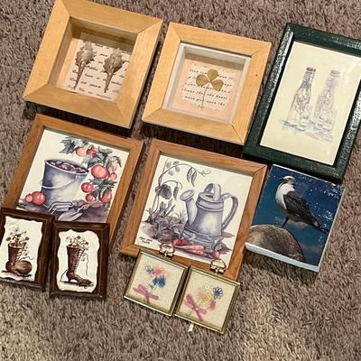 10 small decorative pictures