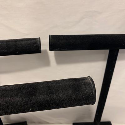 Black Velvet T-Bar Jewelry Displays & Mirrored Trays (DR-HS)