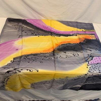 Elegant Silk and Cashmere Scarves by Dana Buchman, Oscar de la Renta, & More (DR-HS)