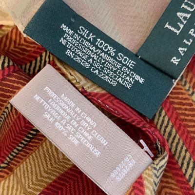 Elegant Silk and Cashmere Scarves by Dana Buchman, Oscar de la Renta, & More (DR-HS)