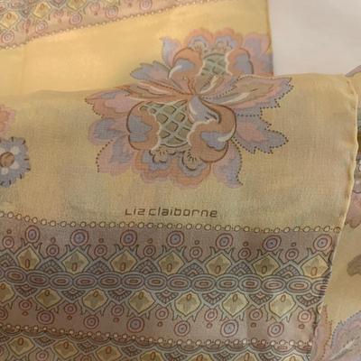 Elegant Silk and Cashmere Scarves by Dana Buchman, Oscar de la Renta, & More (DR-HS)