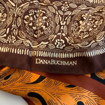Elegant Silk and Cashmere Scarves by Dana Buchman, Oscar de la Renta, & More (DR-HS)