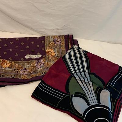 Elegant Silk and Cashmere Scarves by Dana Buchman, Oscar de la Renta, & More (DR-HS)