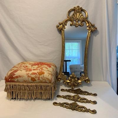 Jennifer Taylor Footstool with Mirror & More (M-HS)