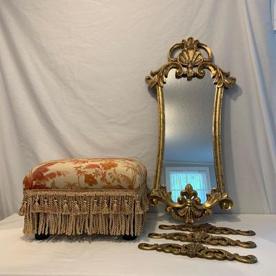 Jennifer Taylor Footstool with Mirror & More (M-HS)