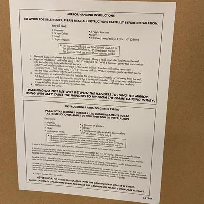 Hillsdale Ornate Stool with Mirror & Clock (LR-HS)