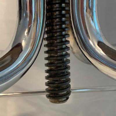 Maroon Stool on Casters (M-HS)