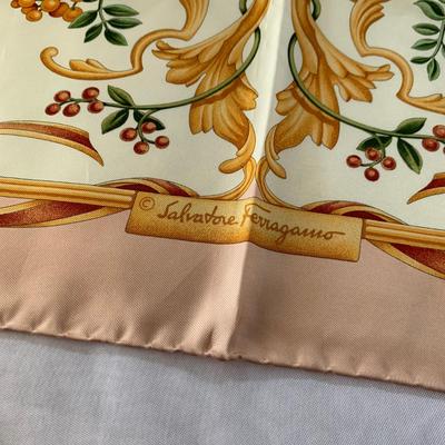 Four Salvatore Ferragamo Silk Scarves (DR-HS)