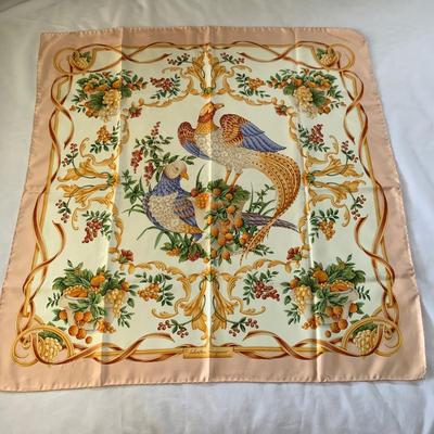 Four Salvatore Ferragamo Silk Scarves (DR-HS)