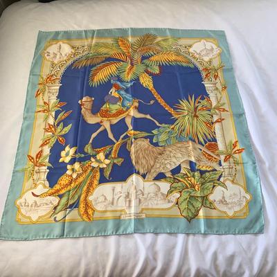 Four Salvatore Ferragamo Silk Scarves (DR-HS)