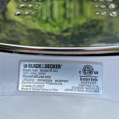 Black & Decker Iron, Drying Rack, Hampers, Hangers, & More (O-HS)