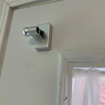 Set of Sheer Curtains & Tension Rods (LR-HS)