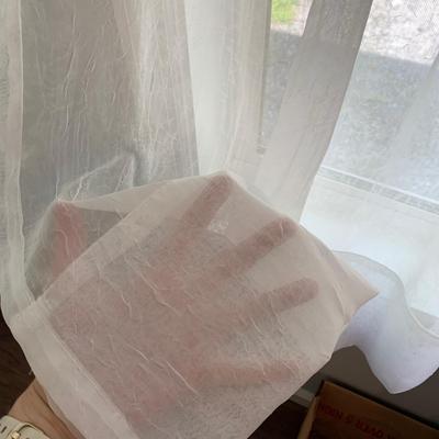 Set of Sheer Curtains & Tension Rods (LR-HS)