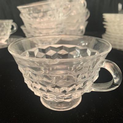 Large Set of Fostoria Style Glassware (DR-HS)