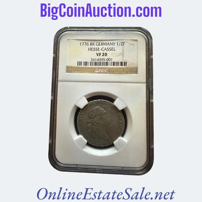 1776 BR GERMANY 1/2T HESSE-CASSEL