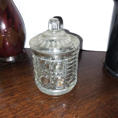 TIERA TUMBLERS-COLORFUL GLASS PUMPKIN-CANDY DISH WITH LID AND MORE