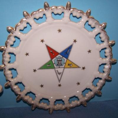 LOT 58  AMAZING VINTAGE ORDER OF THE EASTERN STAR PIECES