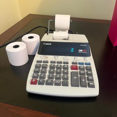 Office Electronics: Altec Speaker System, Canon Printing Calculator, & Paper Shredder (O-MG)