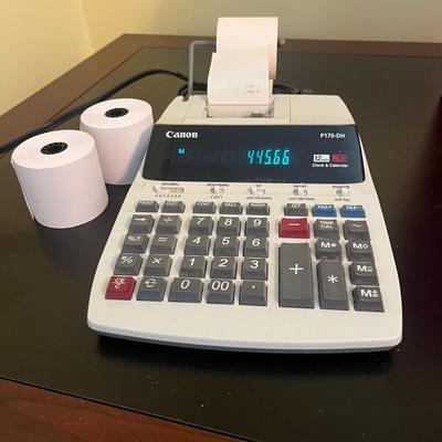Office Electronics: Altec Speaker System, Canon Printing Calculator, & Paper Shredder (O-MG)