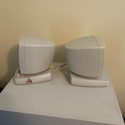 Office Electronics: Altec Speaker System, Canon Printing Calculator, & Paper Shredder (O-MG)