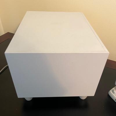 Office Electronics: Altec Speaker System, Canon Printing Calculator, & Paper Shredder (O-MG)